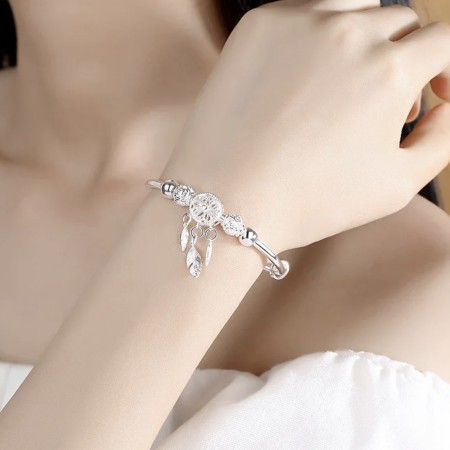 Dream catcher Bracelet SILVER