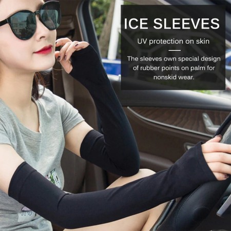 Sports Sun UV Protection Arm Sleeves Running Cycling Cooling Hand Sleeve Cover Warmer for Golf Cycling Fishing