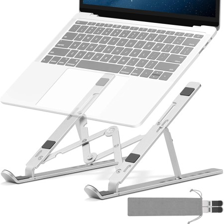 Aluminum Alloy Adjustable Portable Folding Notebook Stand Foldable Laptop Stand