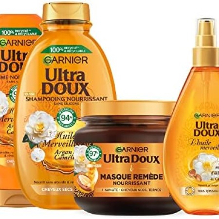 Garnier Ultra Doux Shampoo 400ml Avocado & Shea Butter Nourishing Shampoo